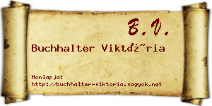 Buchhalter Viktória névjegykártya